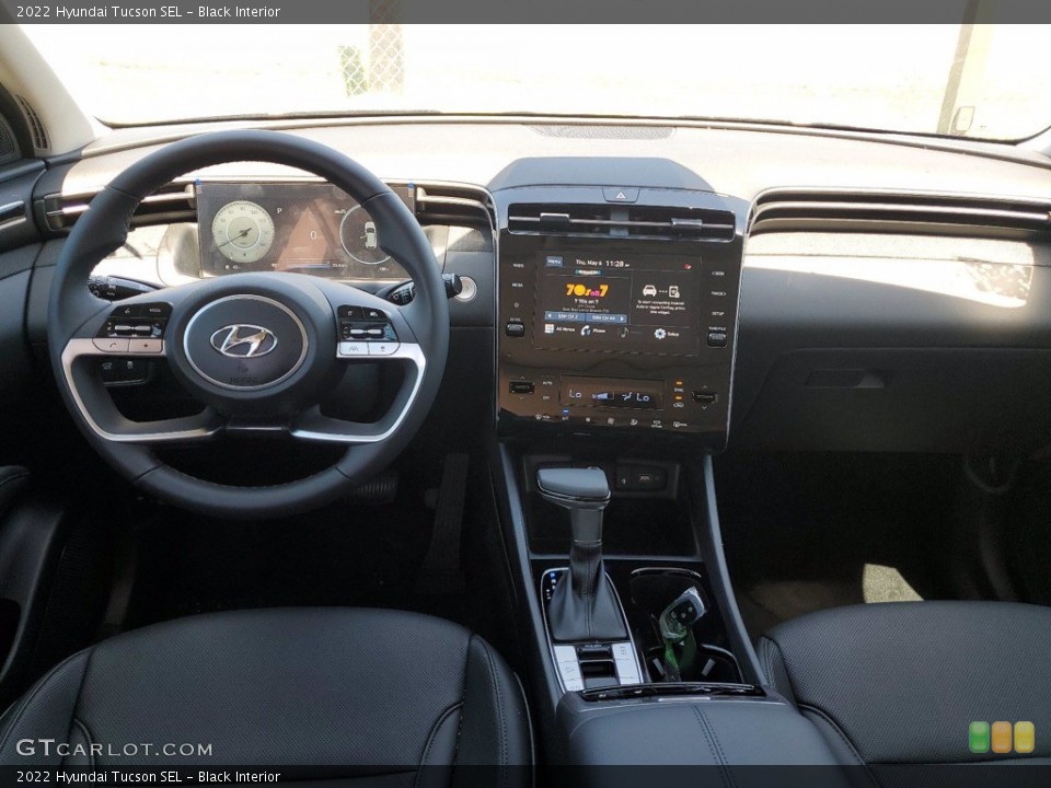 Black Interior Dashboard for the 2022 Hyundai Tucson SEL #141892231