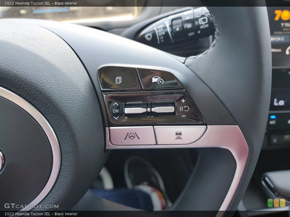 Black Interior Steering Wheel for the 2022 Hyundai Tucson SEL #141892552