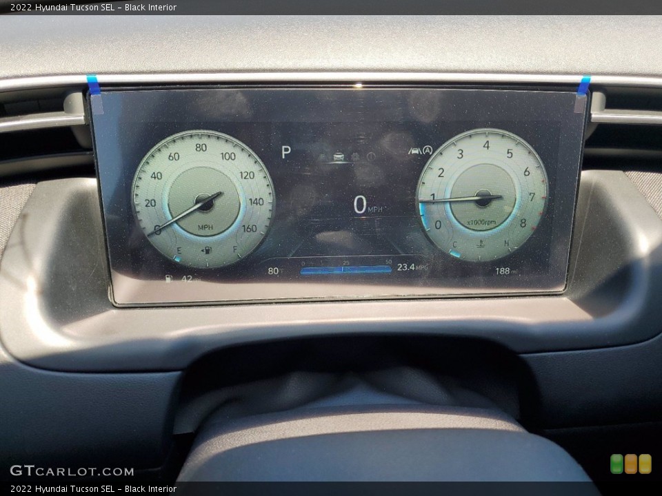 Black Interior Gauges for the 2022 Hyundai Tucson SEL #141892690