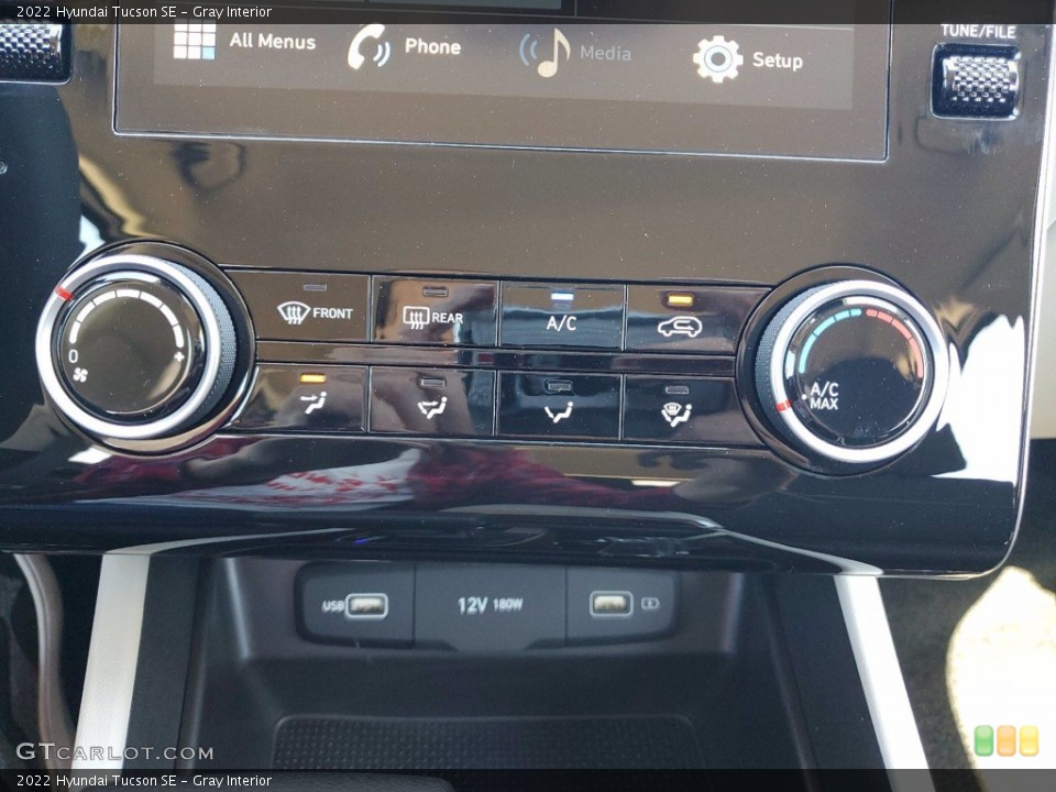 Gray Interior Controls for the 2022 Hyundai Tucson SE #141893374