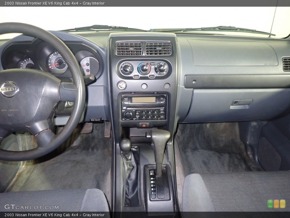 Gray Interior Dashboard for the 2003 Nissan Frontier XE V6 King Cab 4x4 #141893479