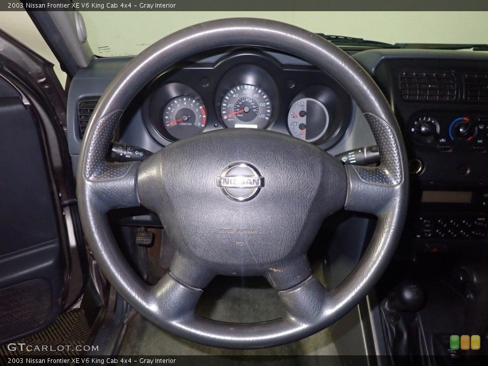 Gray Interior Steering Wheel for the 2003 Nissan Frontier XE V6 King Cab 4x4 #141893506