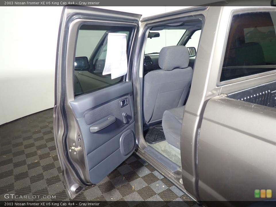 Gray Interior Door Panel for the 2003 Nissan Frontier XE V6 King Cab 4x4 #141893620