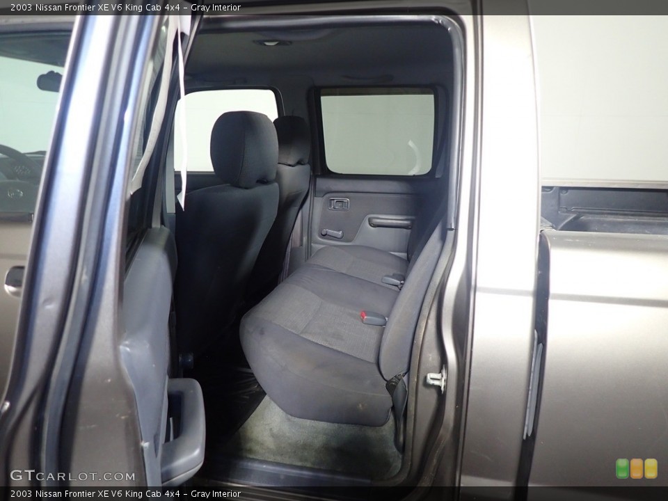 Gray Interior Rear Seat for the 2003 Nissan Frontier XE V6 King Cab 4x4 #141893644