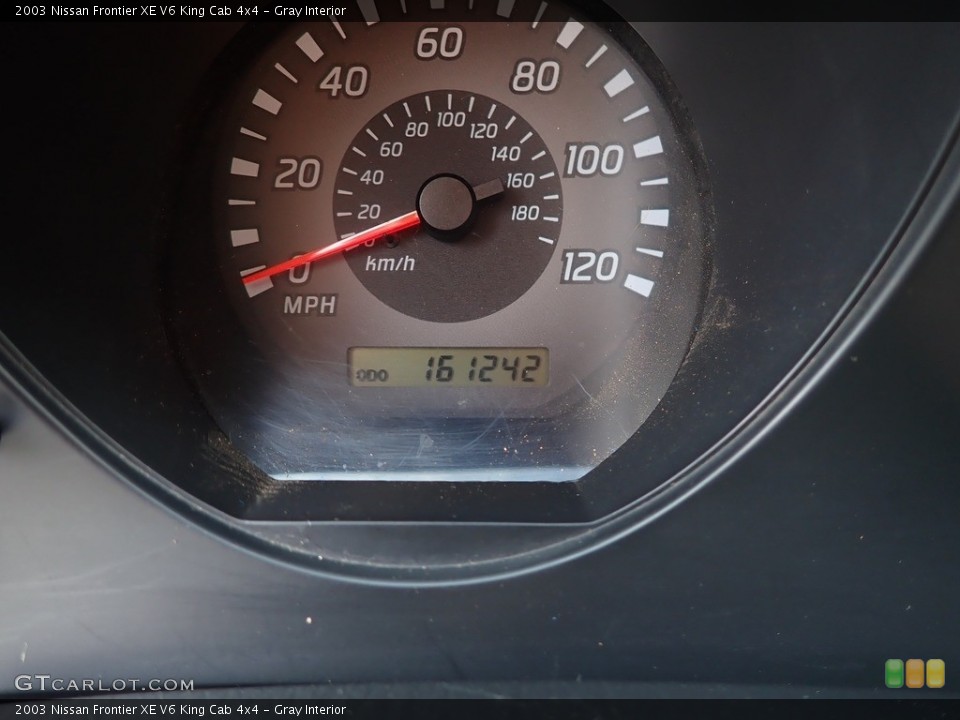 Gray Interior Gauges for the 2003 Nissan Frontier XE V6 King Cab 4x4 #141893833