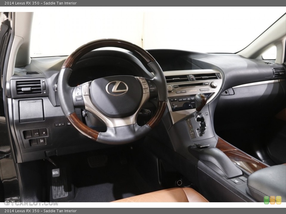 Saddle Tan Interior Controls for the 2014 Lexus RX 350 #141903558