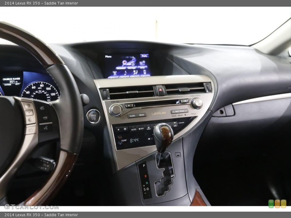 Saddle Tan Interior Controls for the 2014 Lexus RX 350 #141903629