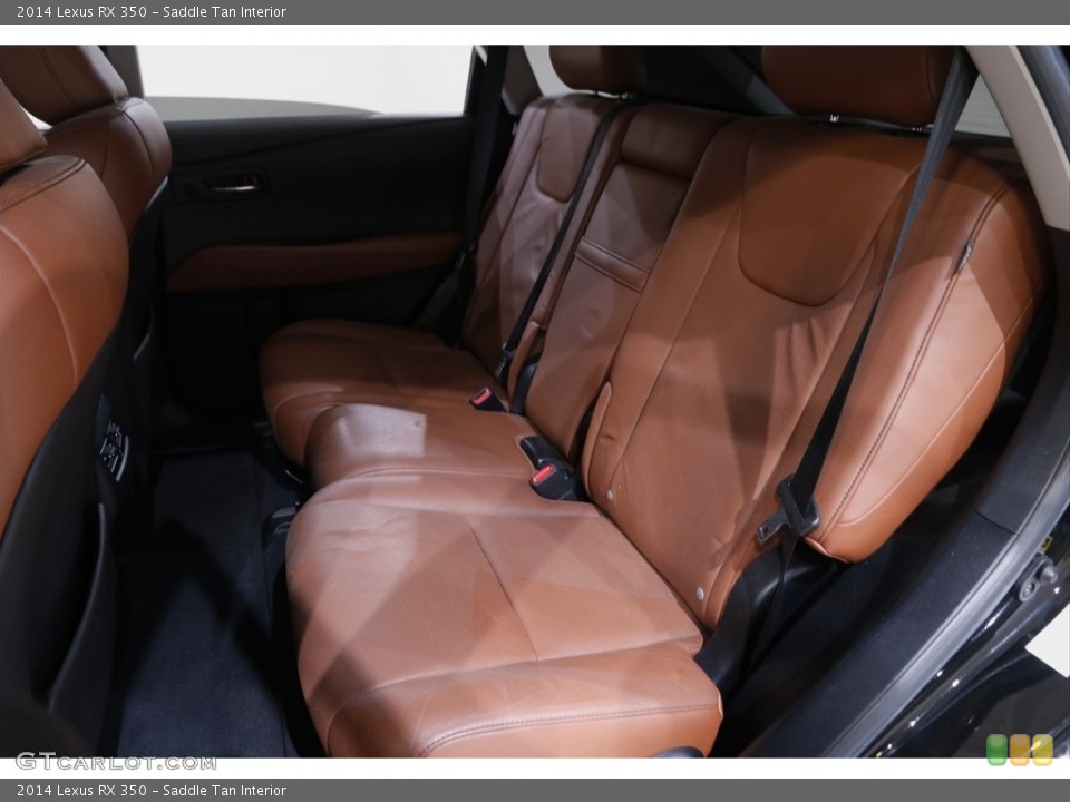 Saddle Tan Interior Rear Seat for the 2014 Lexus RX 350 #141903849