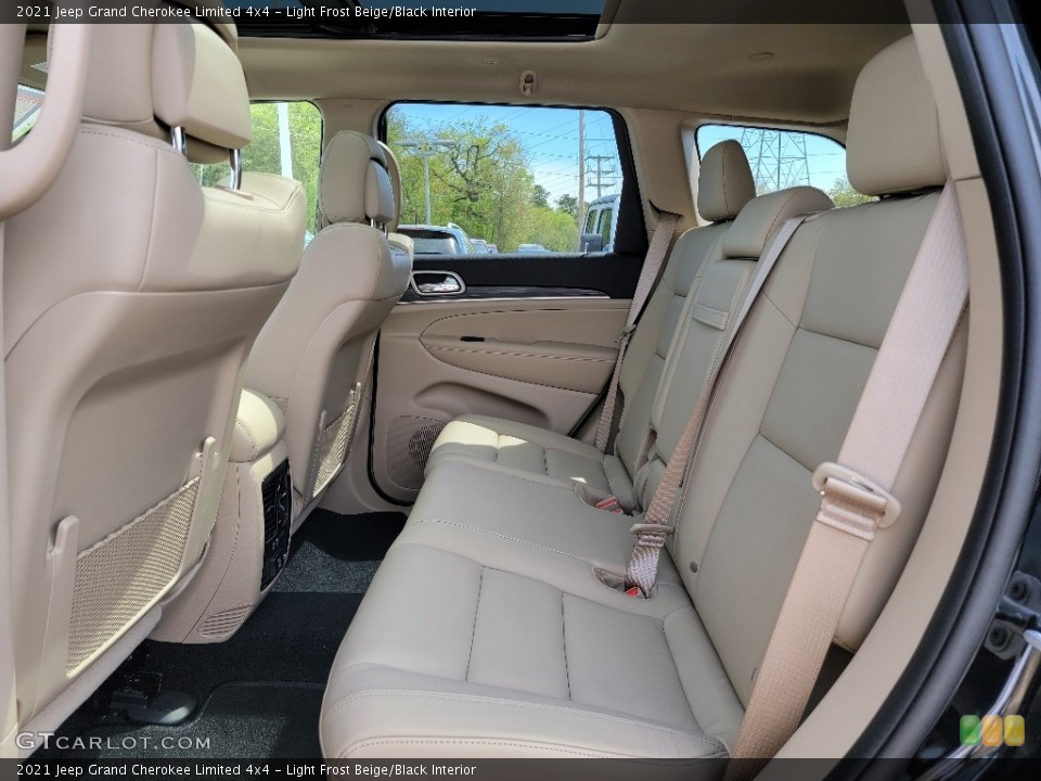 Light Frost Beige/Black Interior Rear Seat for the 2021 Jeep Grand Cherokee Limited 4x4 #141904473