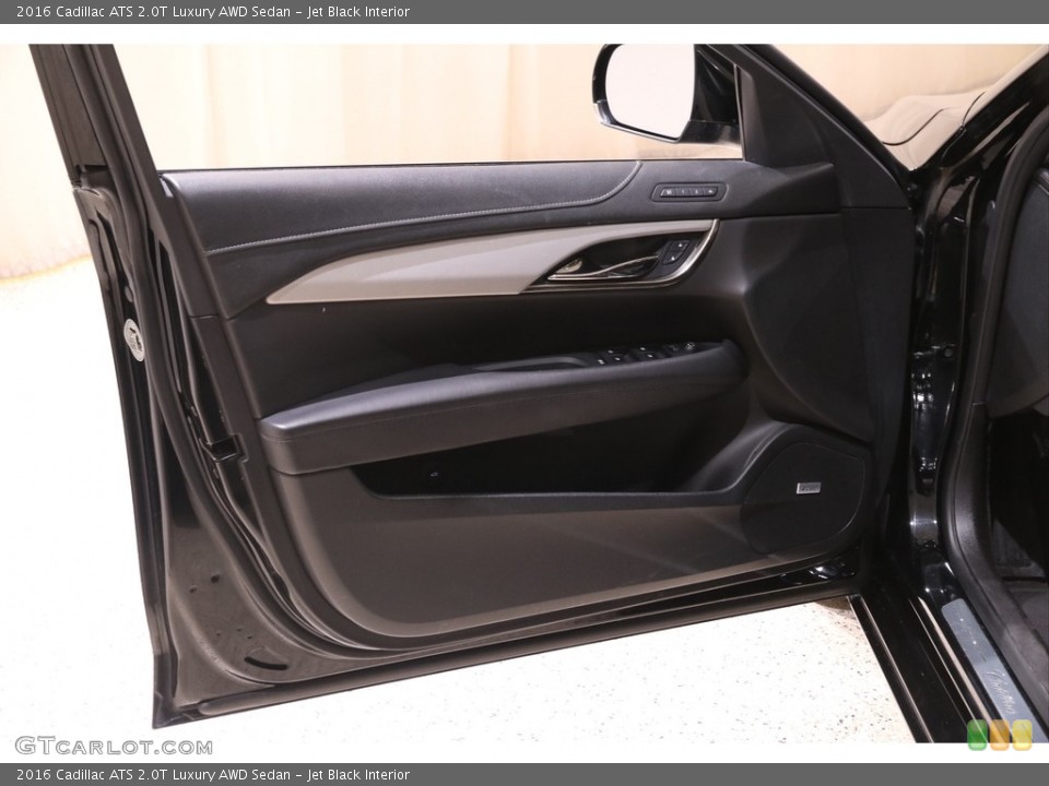 Jet Black Interior Door Panel for the 2016 Cadillac ATS 2.0T Luxury AWD Sedan #141904890