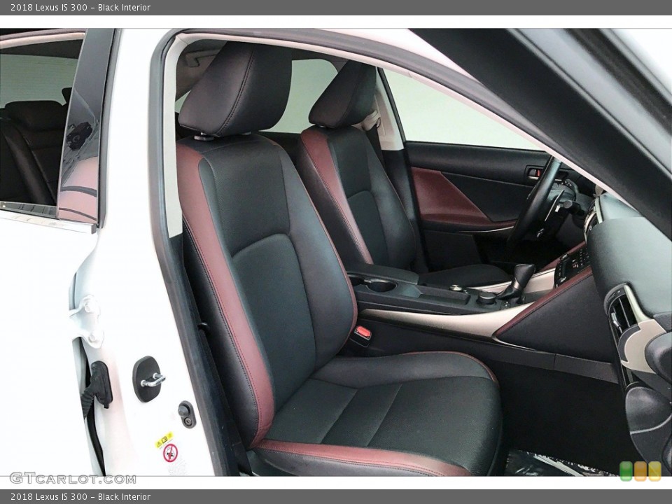 Black Interior Front Seat for the 2018 Lexus IS 300 #141906366