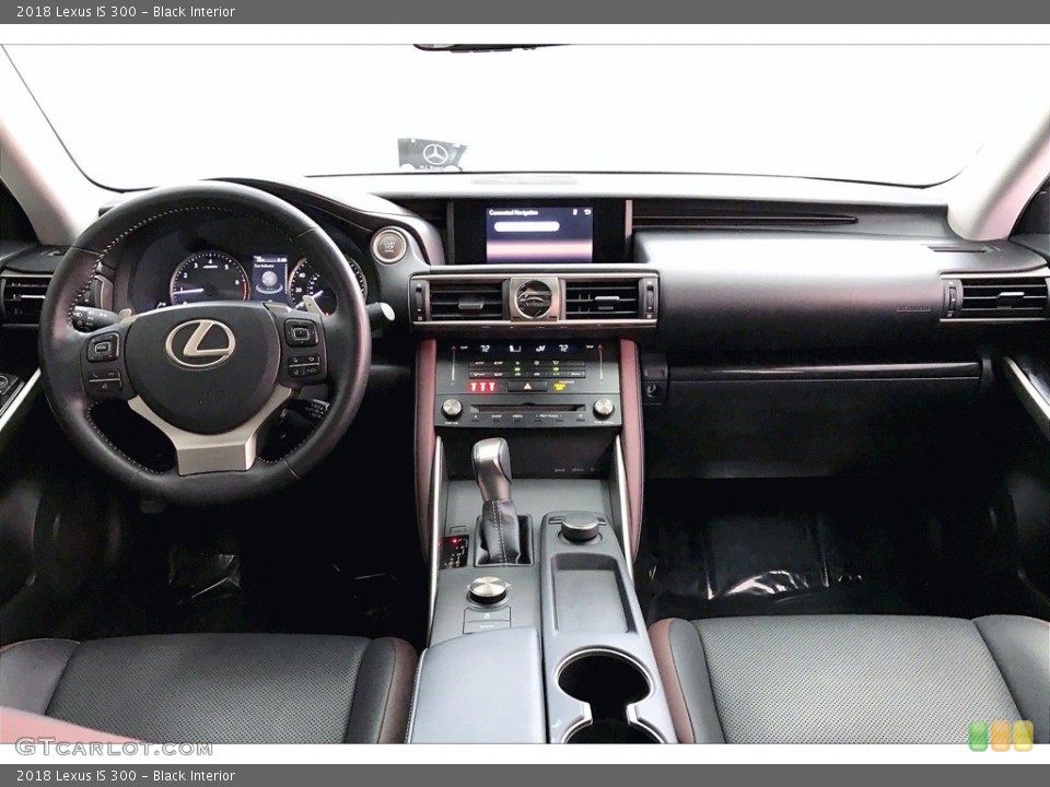 Black Interior Dashboard for the 2018 Lexus IS 300 #141906593
