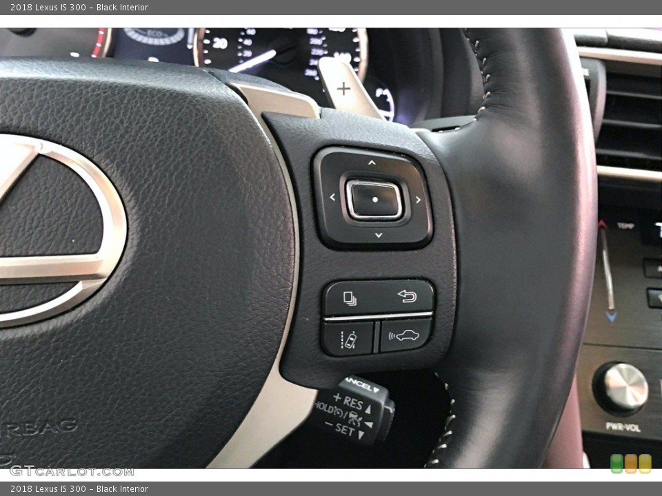 Black Interior Steering Wheel for the 2018 Lexus IS 300 #141906768