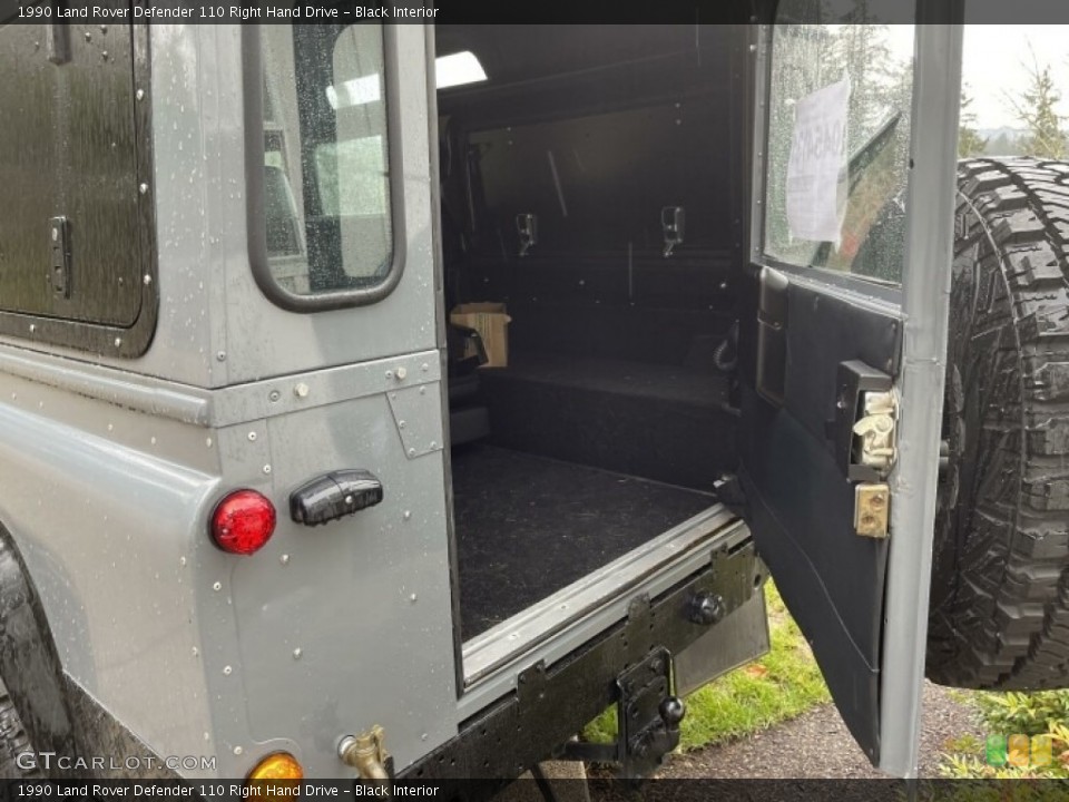 Black Interior Trunk for the 1990 Land Rover Defender 110 Right Hand Drive #141907251
