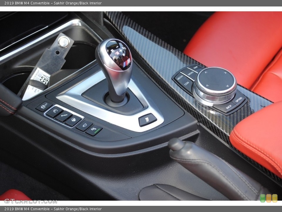 Sakhir Orange/Black Interior Transmission for the 2019 BMW M4 Convertible #141908049