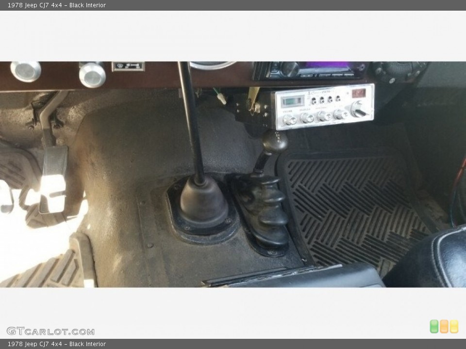 Black Interior Transmission for the 1978 Jeep CJ7 4x4 #141912351