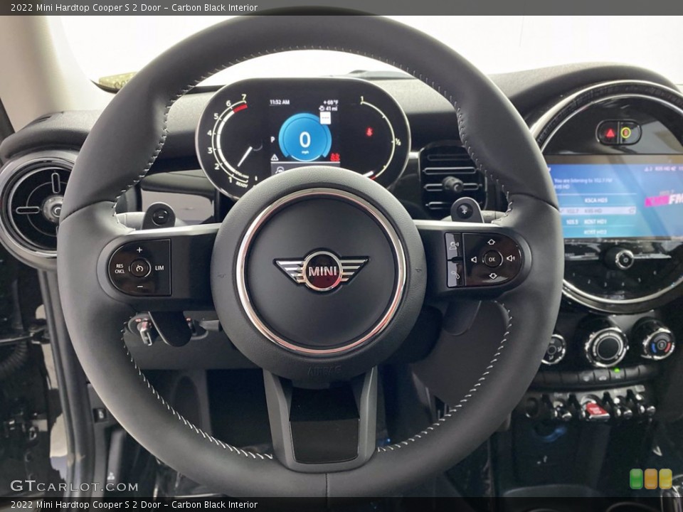 Carbon Black Interior Steering Wheel for the 2022 Mini Hardtop Cooper S 2 Door #141915351