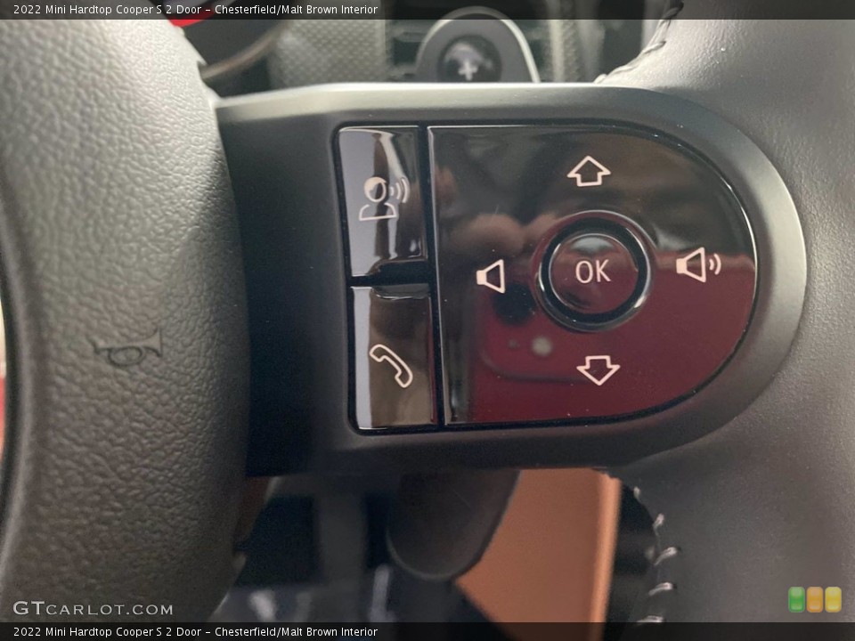 Chesterfield/Malt Brown Interior Steering Wheel for the 2022 Mini Hardtop Cooper S 2 Door #141915987