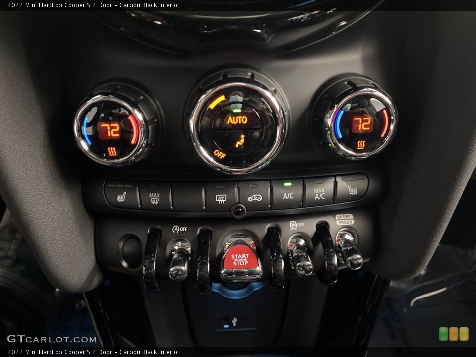 Carbon Black Interior Controls for the 2022 Mini Hardtop Cooper S 2 Door #141916722