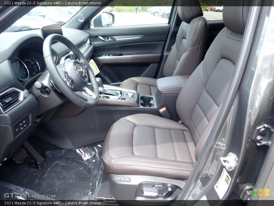 Caturra Brown Interior Photo for the 2021 Mazda CX-5 Signature AWD #141922221