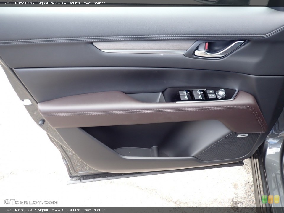 Caturra Brown Interior Door Panel for the 2021 Mazda CX-5 Signature AWD #141922242