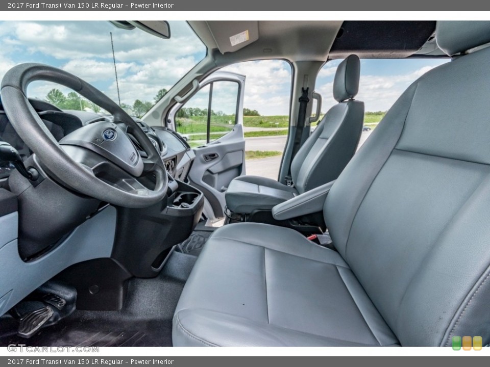 Pewter Interior Front Seat for the 2017 Ford Transit Van 150 LR Regular #141922815