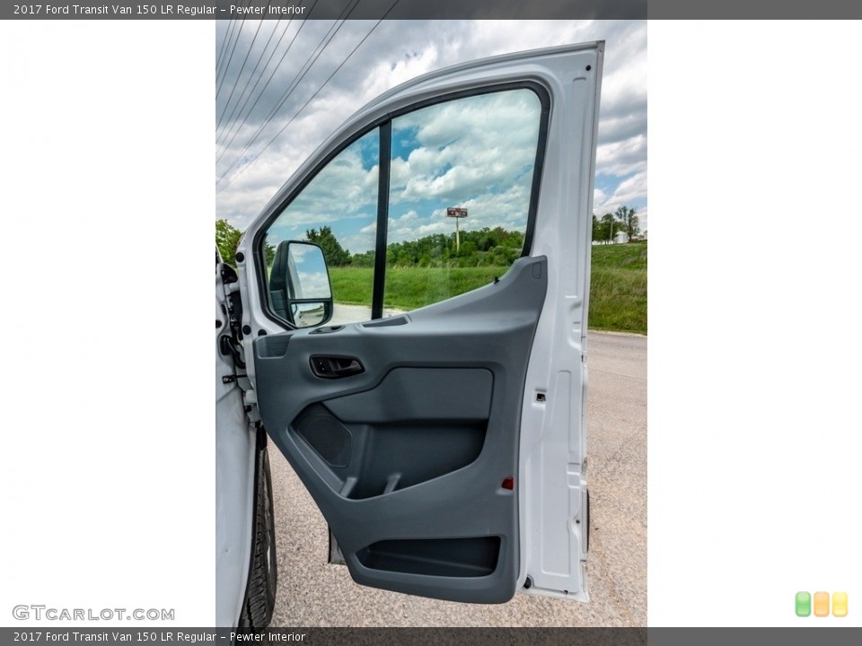 Pewter Interior Door Panel for the 2017 Ford Transit Van 150 LR Regular #141923019