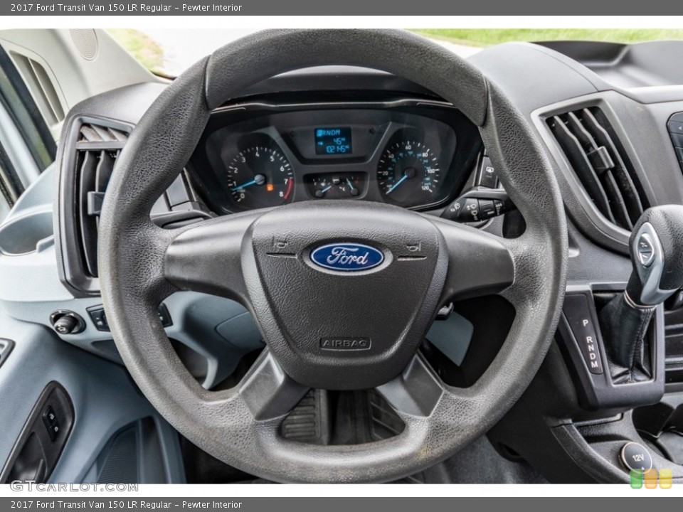 Pewter Interior Steering Wheel for the 2017 Ford Transit Van 150 LR Regular #141923145
