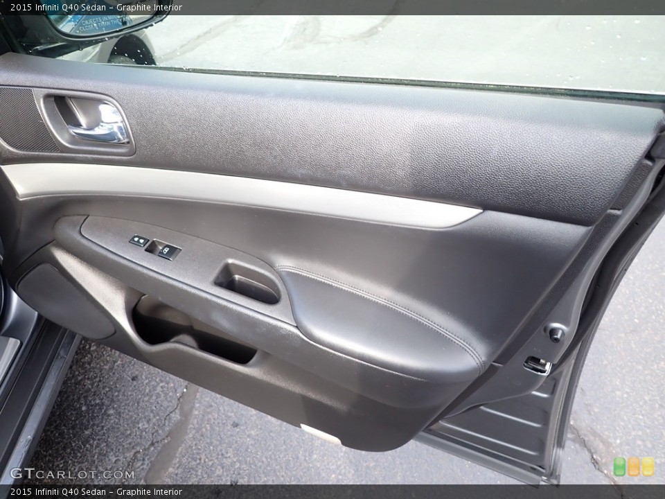 Graphite Interior Door Panel for the 2015 Infiniti Q40 Sedan #141923169