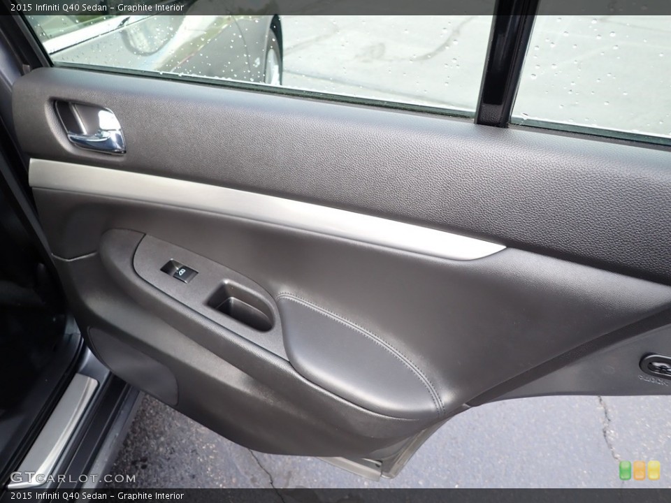 Graphite Interior Door Panel for the 2015 Infiniti Q40 Sedan #141923217
