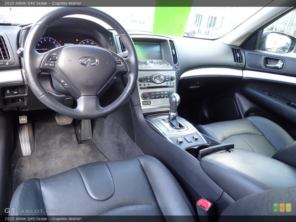 Graphite Interior Prime Interior for the 2015 Infiniti Q40 Sedan #141923289