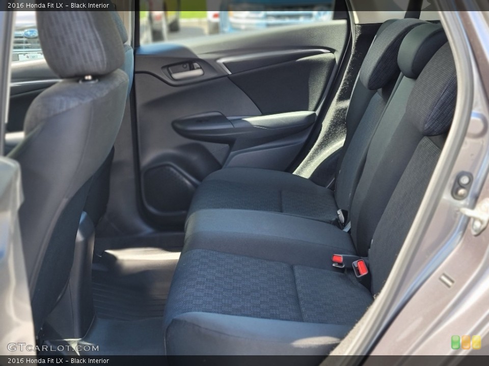 Black Interior Rear Seat for the 2016 Honda Fit LX #141925164