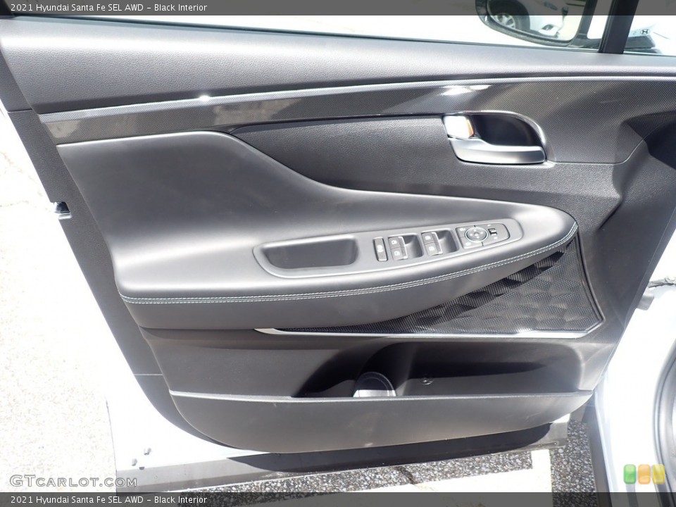 Black Interior Door Panel for the 2021 Hyundai Santa Fe SEL AWD #141927111