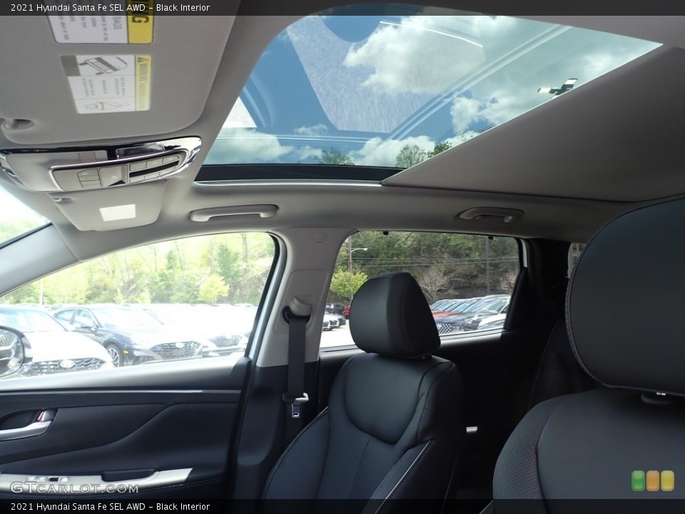 Black Interior Sunroof for the 2021 Hyundai Santa Fe SEL AWD #141927144