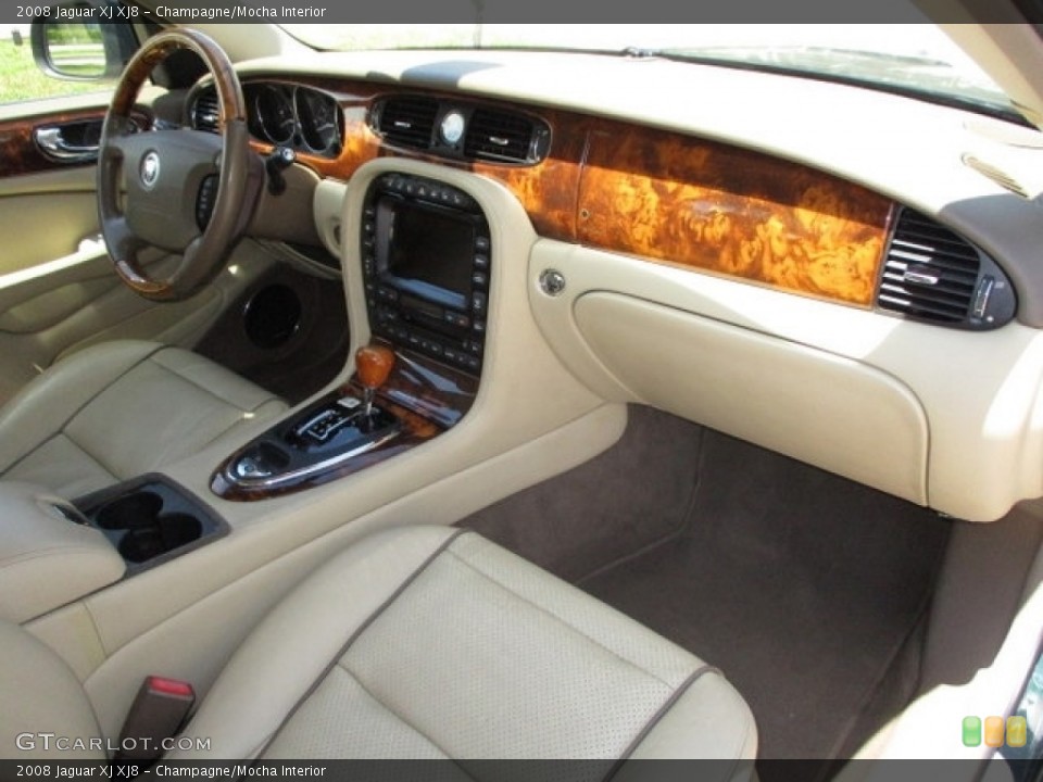 Champagne/Mocha Interior Dashboard for the 2008 Jaguar XJ XJ8 #141930636