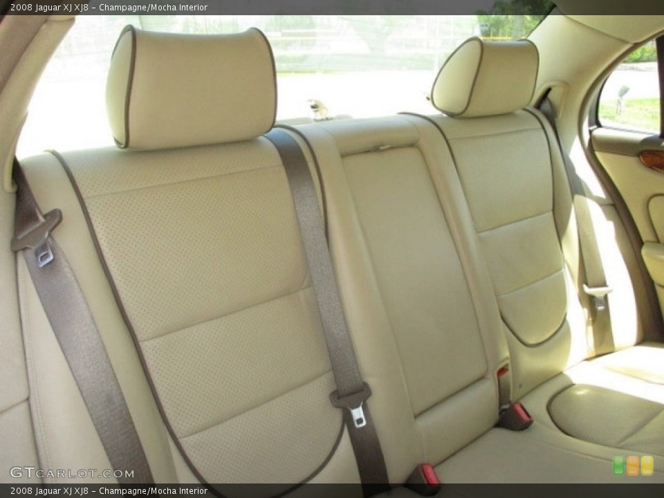 Champagne/Mocha Interior Rear Seat for the 2008 Jaguar XJ XJ8 #141930816