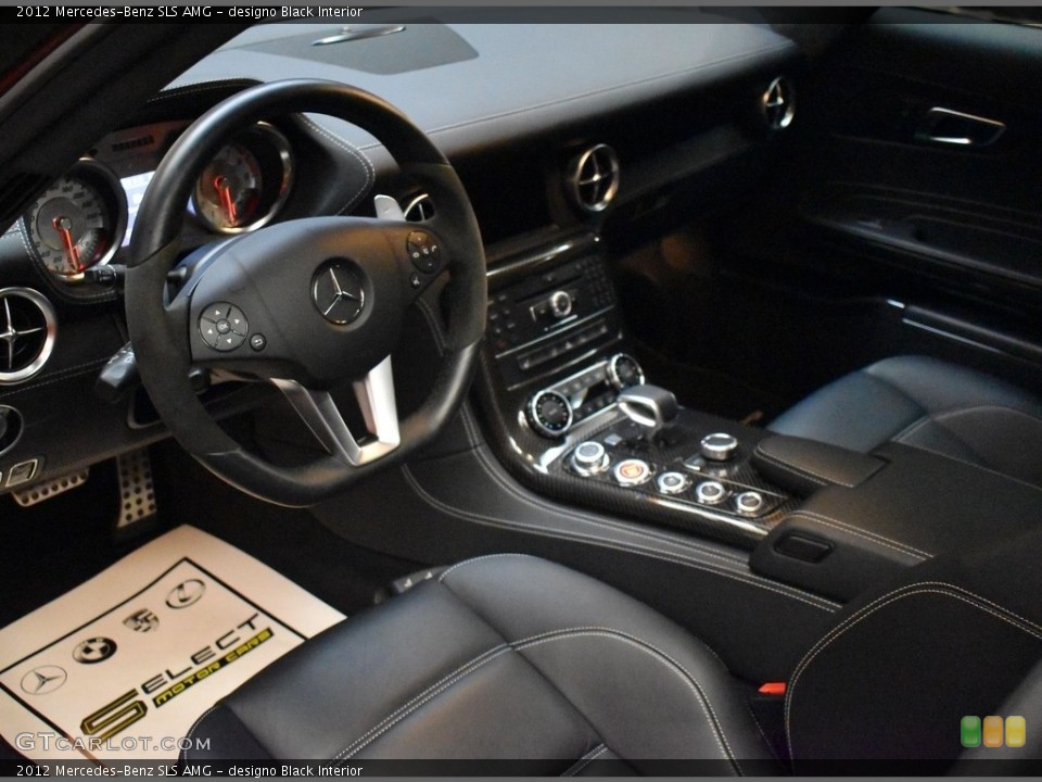 designo Black Interior Dashboard for the 2012 Mercedes-Benz SLS AMG #141933859