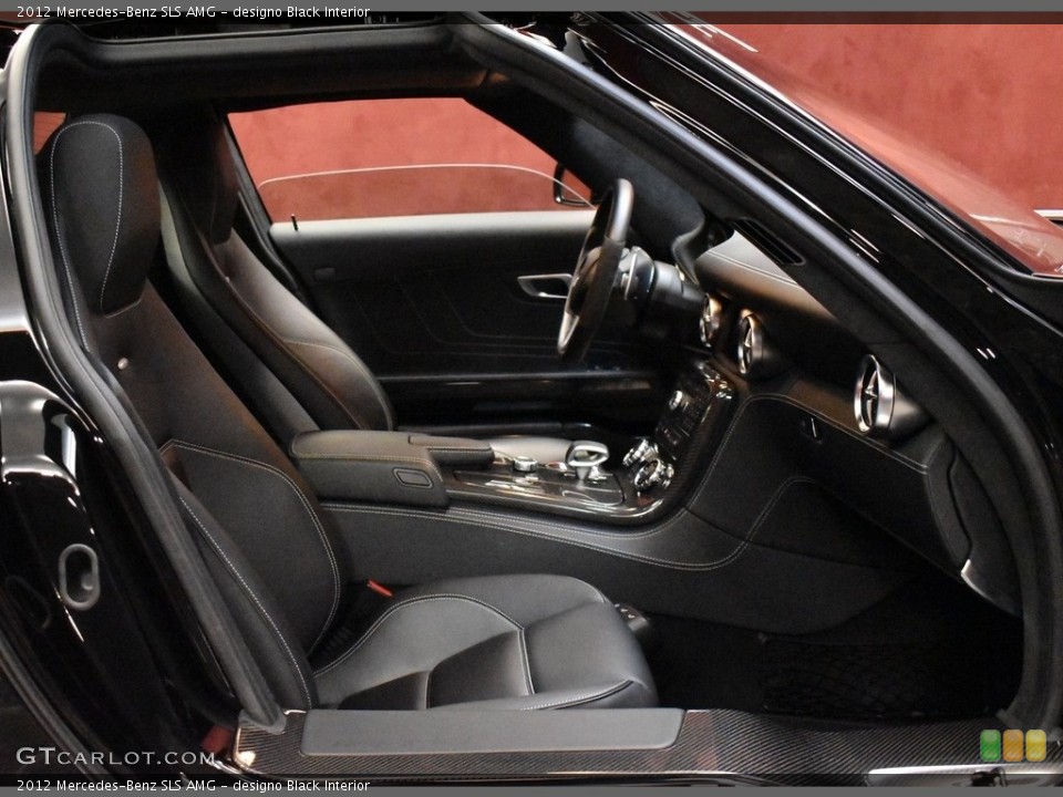 designo Black Interior Front Seat for the 2012 Mercedes-Benz SLS AMG #141933996