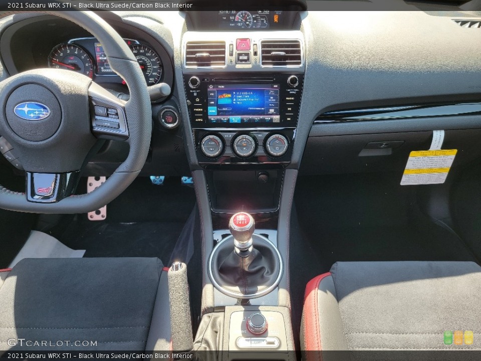 Black Ultra Suede/Carbon Black Interior Dashboard for the 2021 Subaru WRX STI #141934692