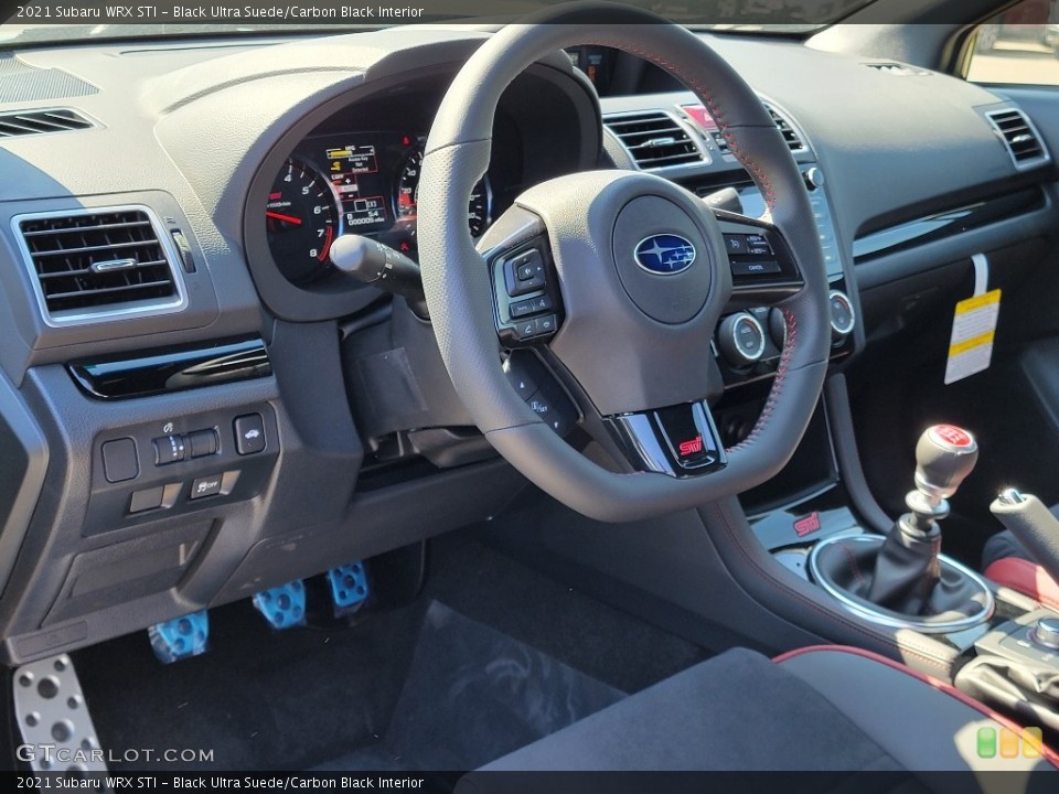 Black Ultra Suede/Carbon Black Interior Dashboard for the 2021 Subaru WRX STI #141934752