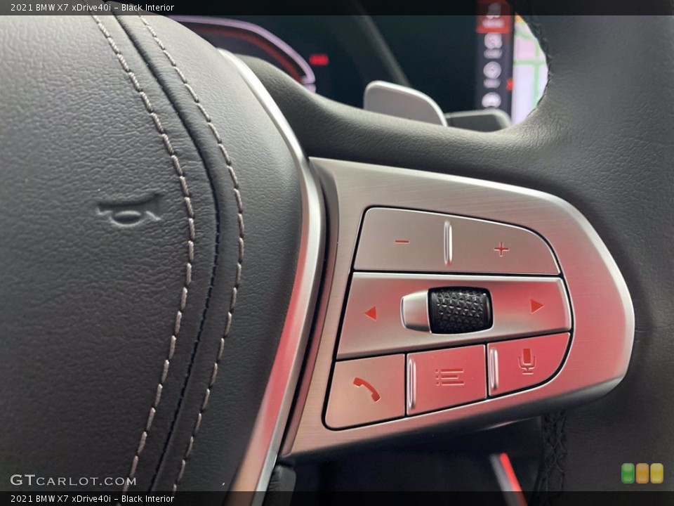 Black Interior Controls for the 2021 BMW X7 xDrive40i #141935406