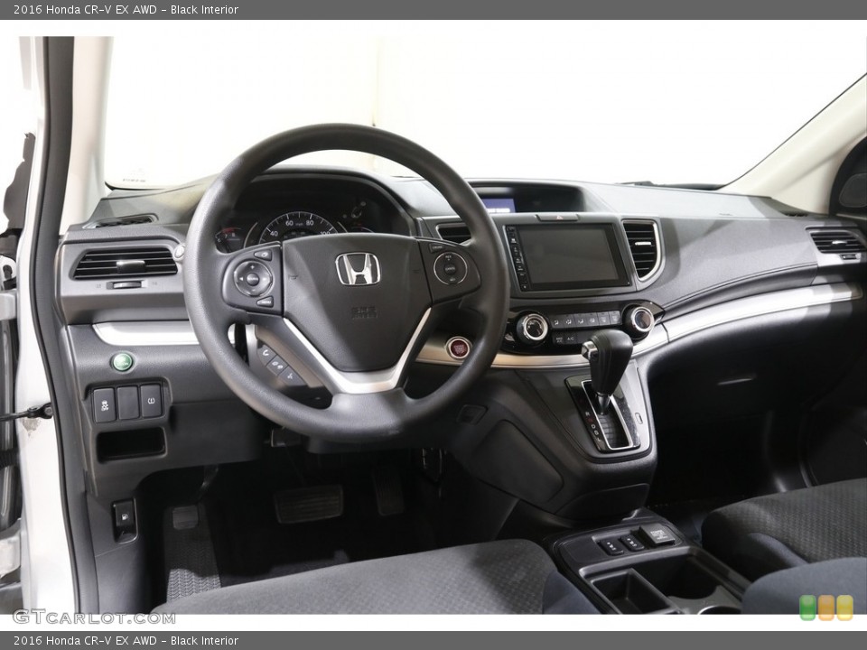 Black Interior Dashboard for the 2016 Honda CR-V EX AWD #141937908