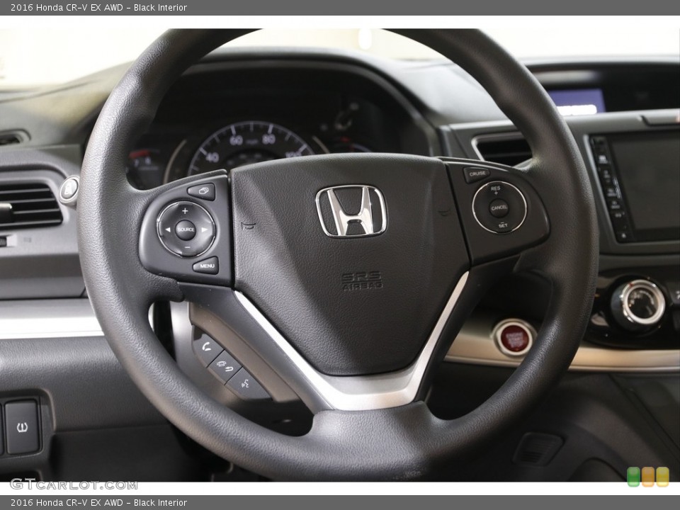 Black Interior Steering Wheel for the 2016 Honda CR-V EX AWD #141937932