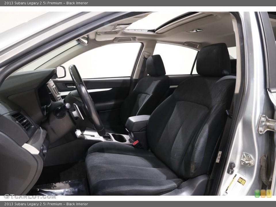 Black Interior Front Seat for the 2013 Subaru Legacy 2.5i Premium #141938169