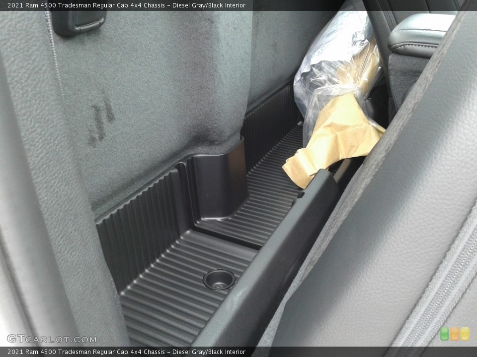 Diesel Gray/Black Interior Rear Seat for the 2021 Ram 4500 Tradesman Regular Cab 4x4 Chassis #141938313