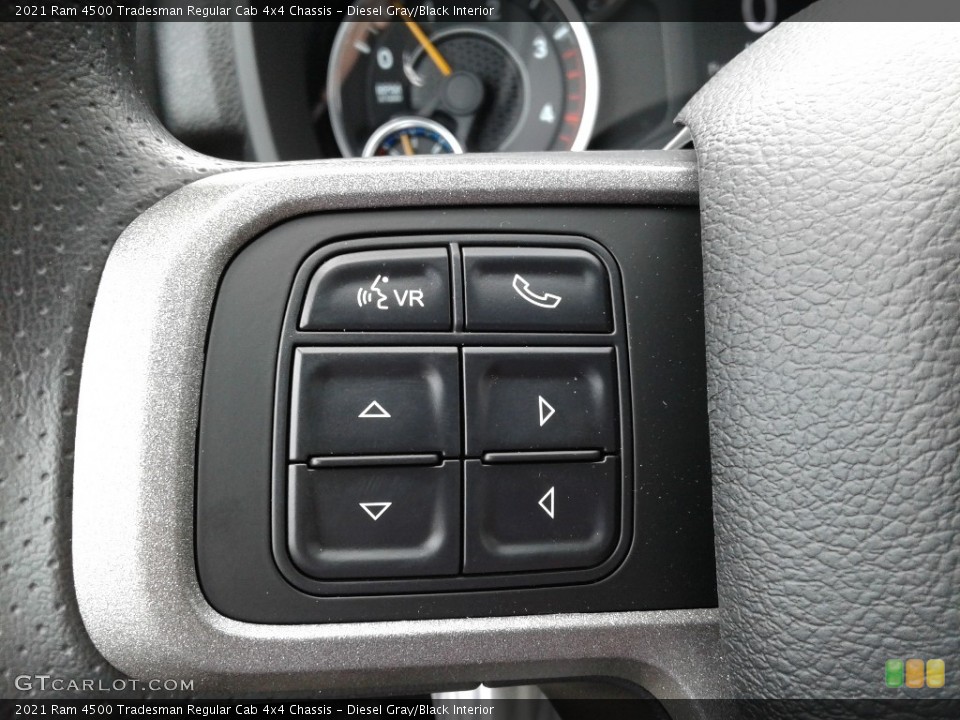 Diesel Gray/Black Interior Steering Wheel for the 2021 Ram 4500 Tradesman Regular Cab 4x4 Chassis #141938337