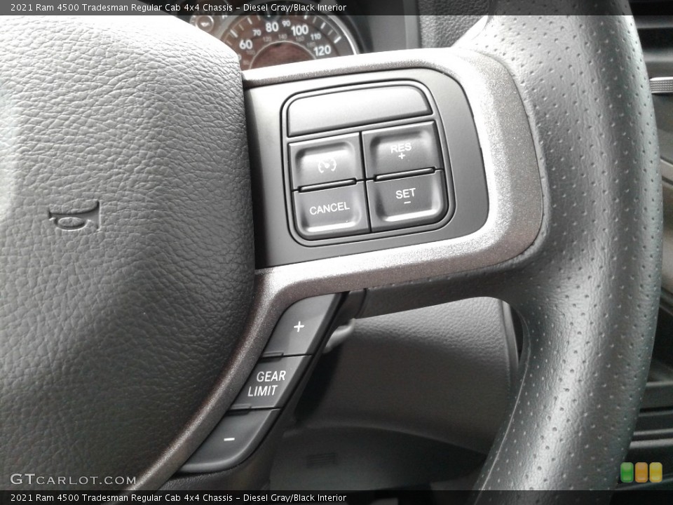 Diesel Gray/Black Interior Steering Wheel for the 2021 Ram 4500 Tradesman Regular Cab 4x4 Chassis #141938364