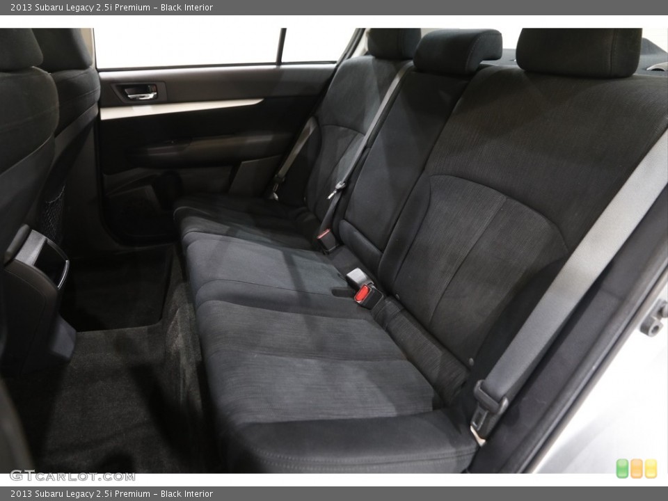 Black Interior Rear Seat for the 2013 Subaru Legacy 2.5i Premium #141938400