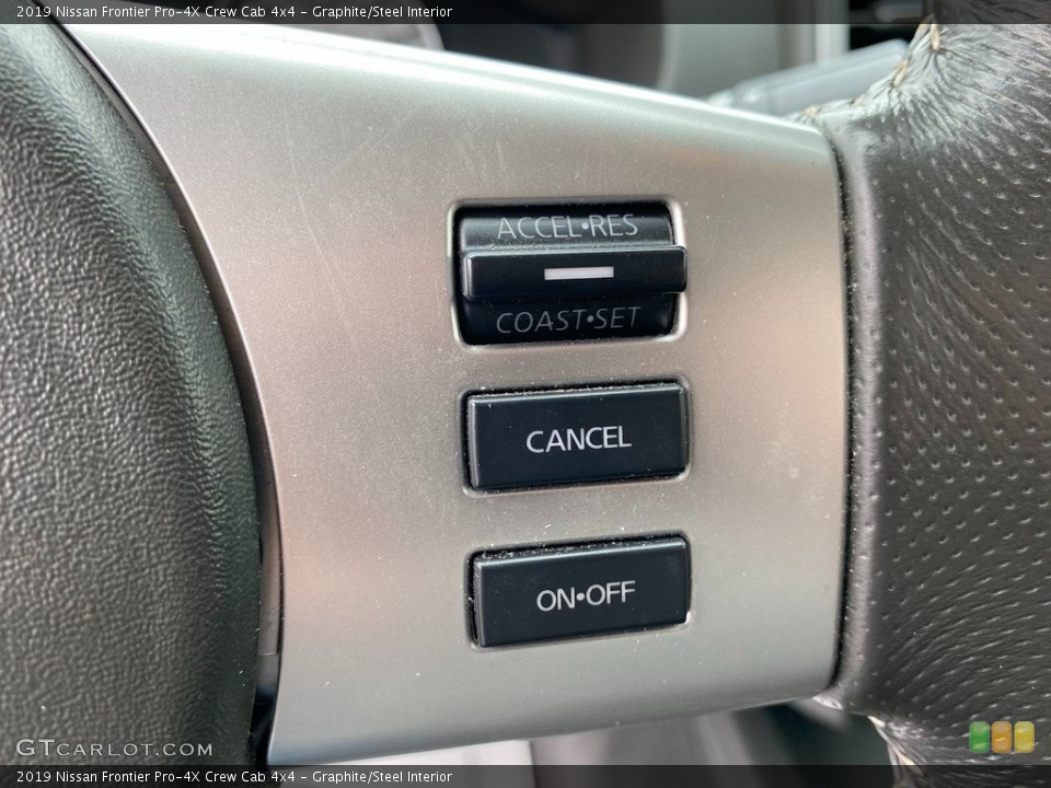 Graphite/Steel Interior Steering Wheel for the 2019 Nissan Frontier Pro-4X Crew Cab 4x4 #141938943