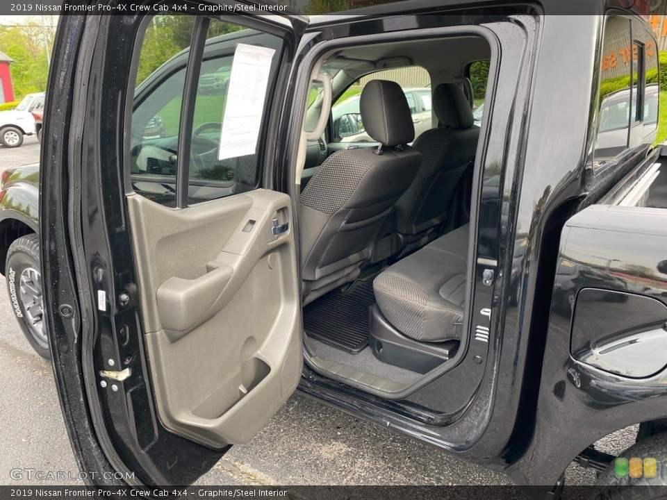 Graphite/Steel Interior Rear Seat for the 2019 Nissan Frontier Pro-4X Crew Cab 4x4 #141939336